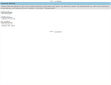 Tablet Screenshot of electronicwizard1.com